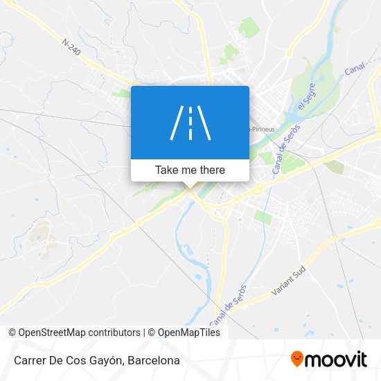 Carrer De Cos Gayón map