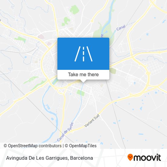 Avinguda De Les Garrigues map