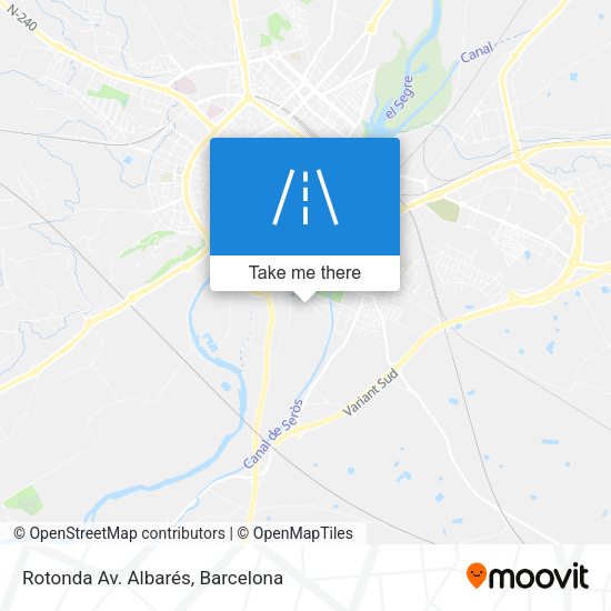 Rotonda Av. Albarés map