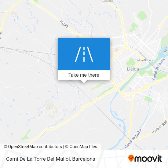 Camí De La Torre Del Mallol map