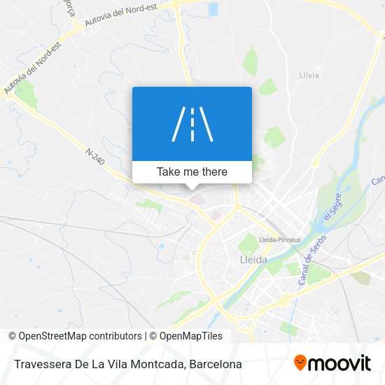 Travessera De La Vila Montcada map