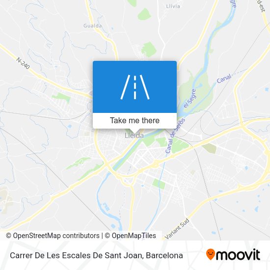 Carrer De Les Escales De Sant Joan map