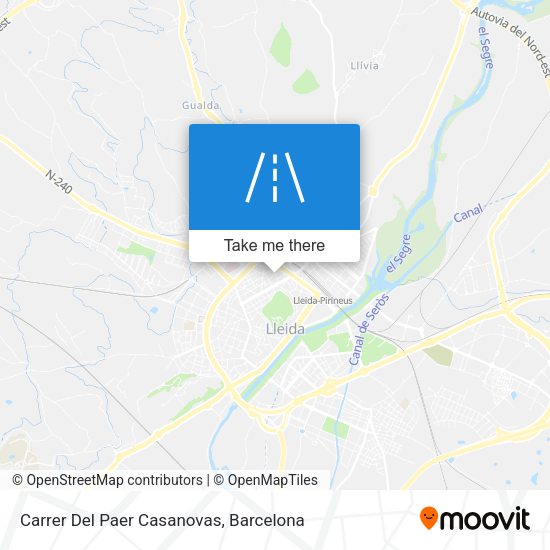 Carrer Del Paer Casanovas map