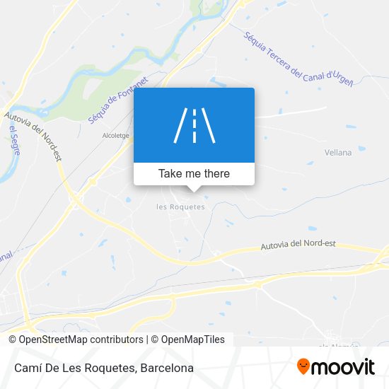 Camí De Les Roquetes map