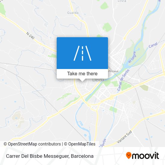 Carrer Del Bisbe Messeguer map