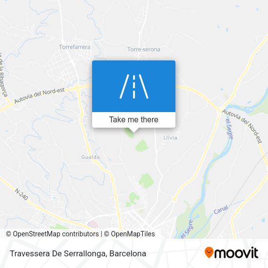 Travessera De Serrallonga map