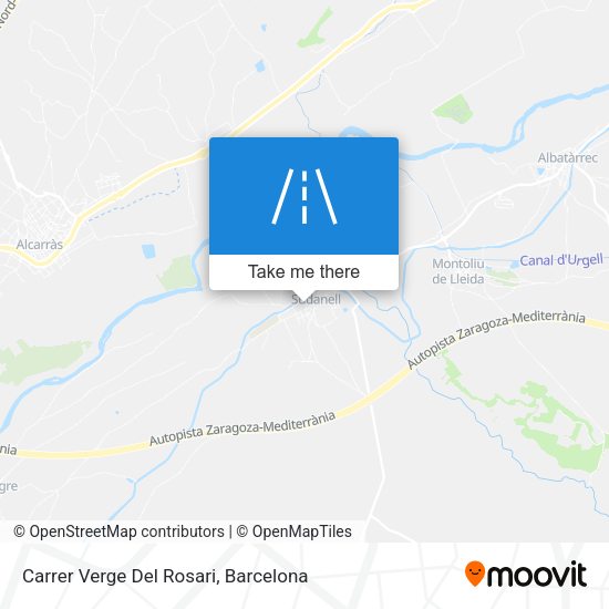 Carrer Verge Del Rosari map