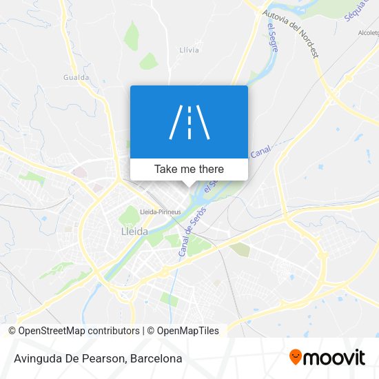 Avinguda De Pearson map