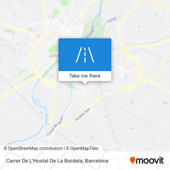 Carrer De L'Hostal De La Bordeta map