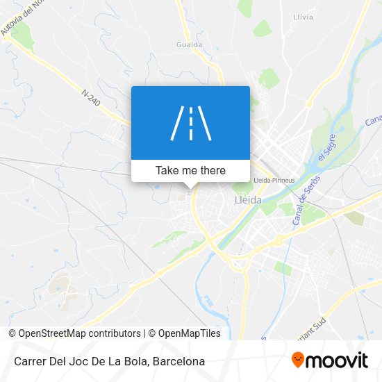 Carrer Del Joc De La Bola map