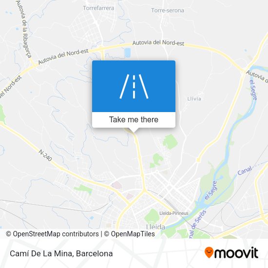 Camí De La Mina map