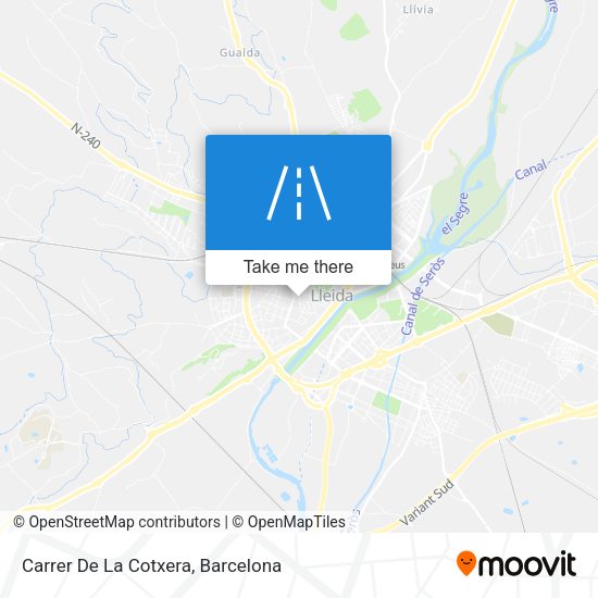 Carrer De La Cotxera map