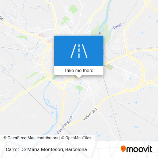Carrer De Maria Montesori map