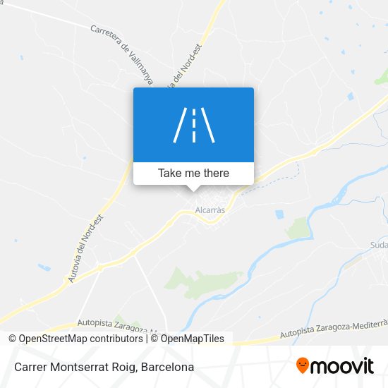 Carrer Montserrat Roig map