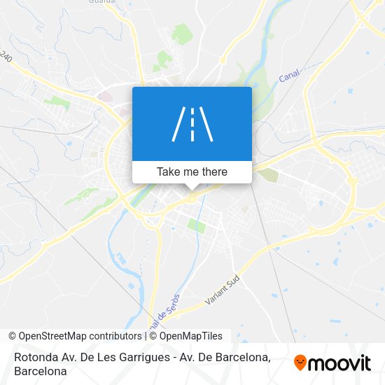 Rotonda Av. De Les Garrigues - Av. De Barcelona map