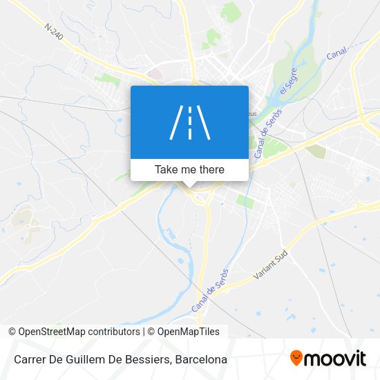Carrer De Guillem De Bessiers map