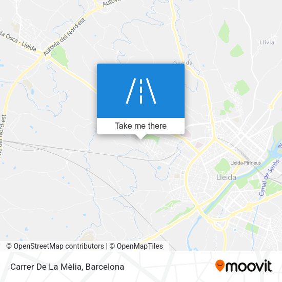 Carrer De La Mèlia map