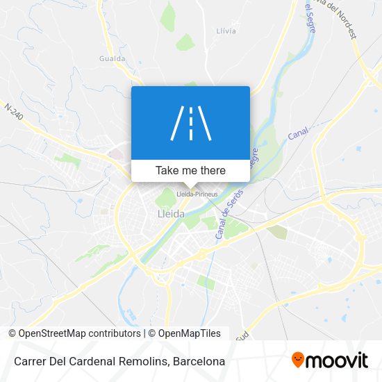 Carrer Del Cardenal Remolins map