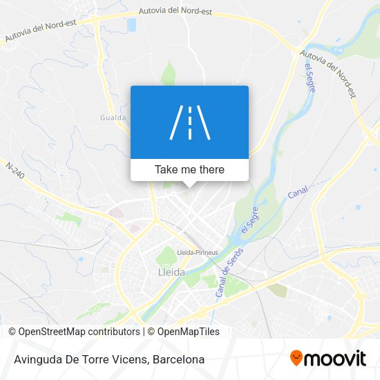 Avinguda De Torre Vicens map