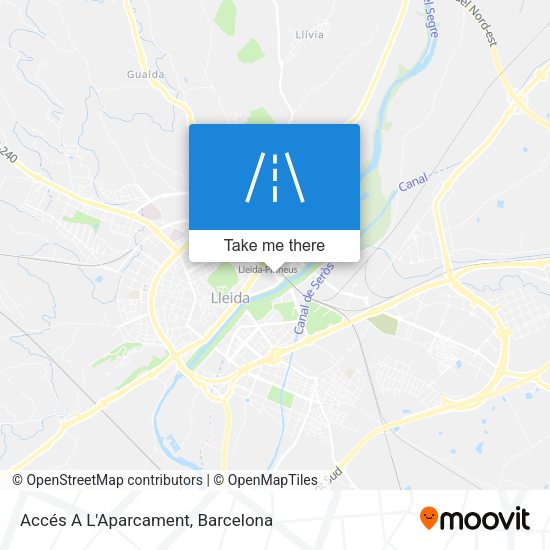 Accés A L'Aparcament map