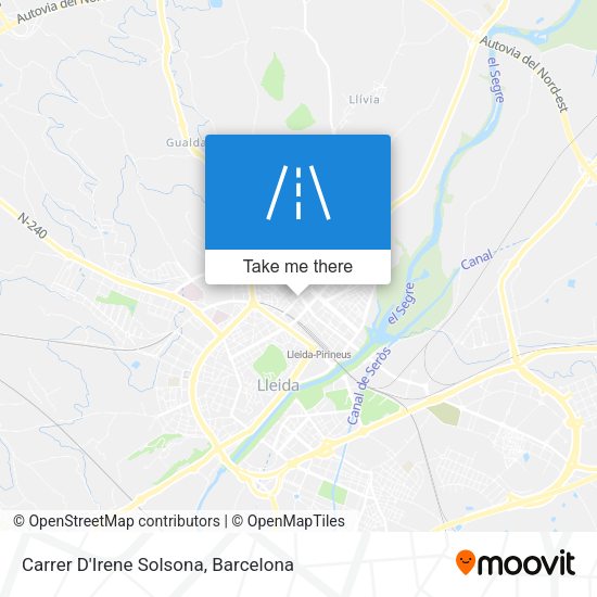 Carrer D'Irene Solsona map