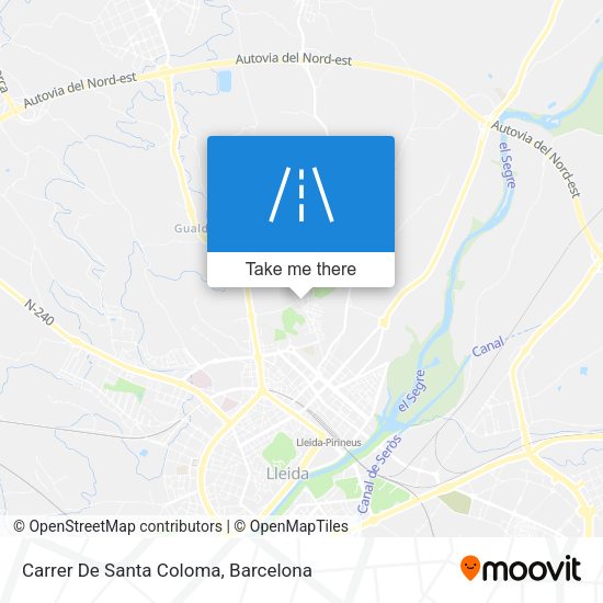 Carrer De Santa Coloma map