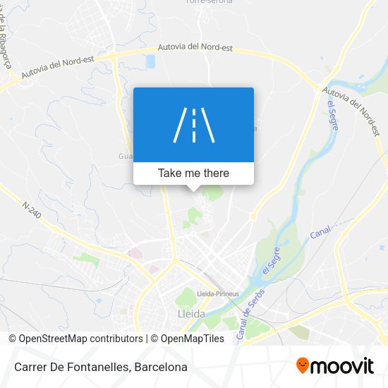Carrer De Fontanelles map