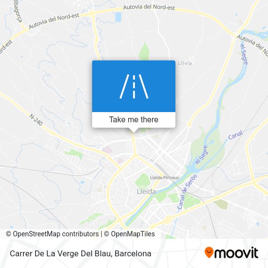 Carrer De La Verge Del Blau map