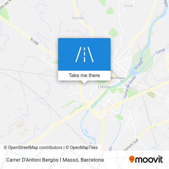 Carrer D'Antoni Bergós I Massó map