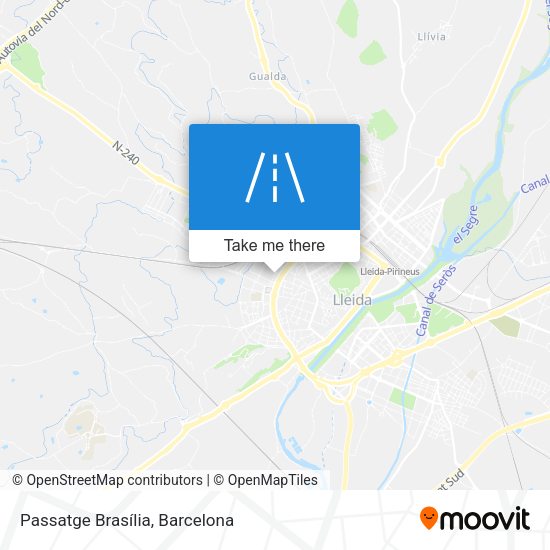 Passatge Brasília map