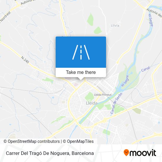 Carrer Del Tragó De Noguera map