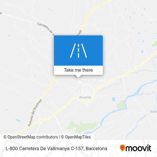 L-800 Carretera De Vallmanya C-157 map