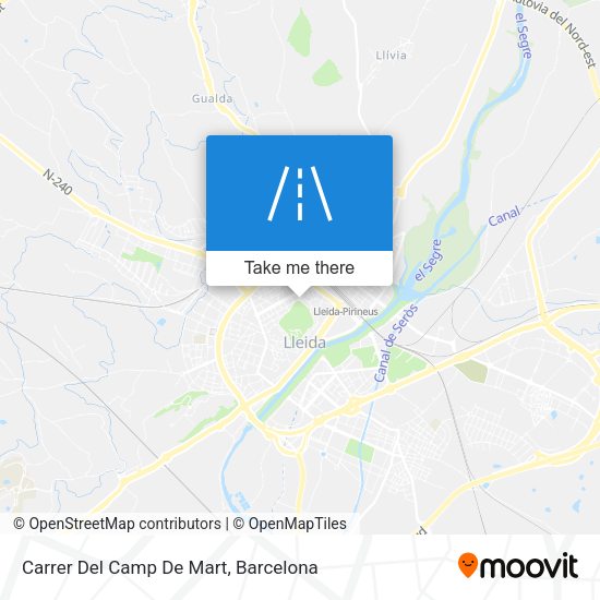 Carrer Del Camp De Mart map