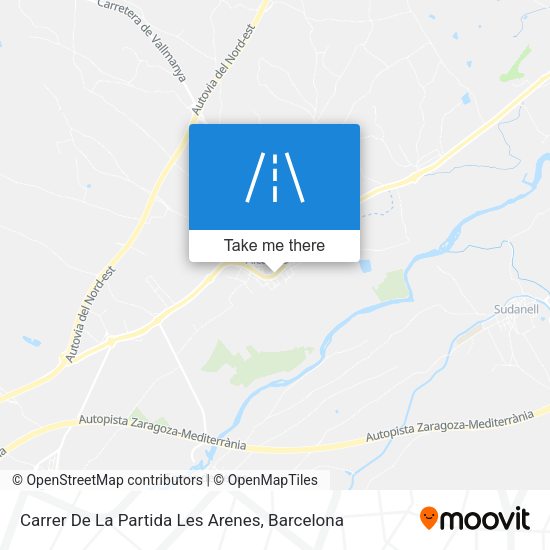 Carrer De La Partida Les Arenes map