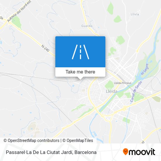 Passarel·La De La Ciutat Jardí map