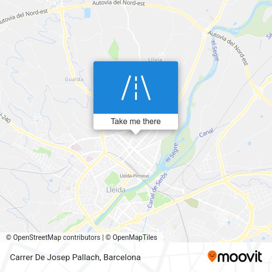Carrer De Josep Pallach map