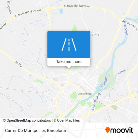Carrer De Montpellier map