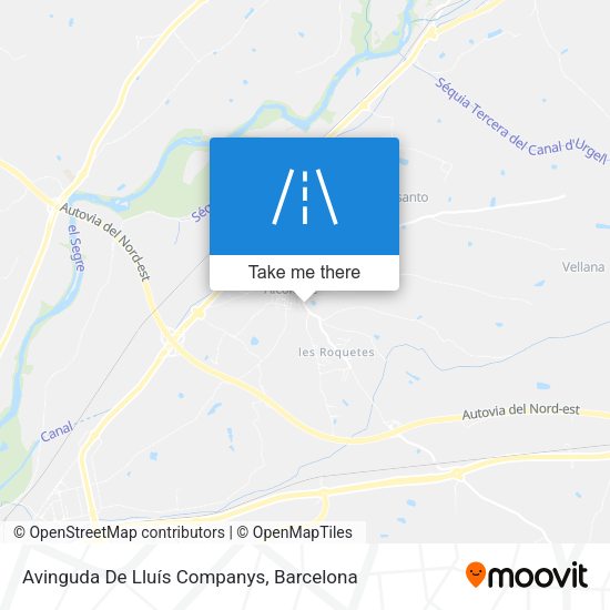 Avinguda De Lluís Companys map