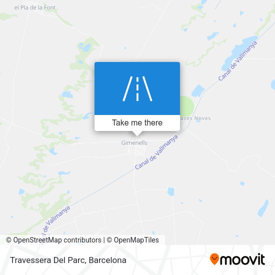 Travessera Del Parc map