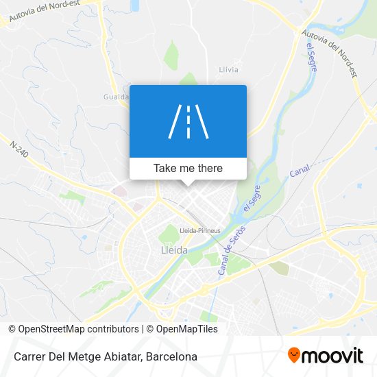 Carrer Del Metge Abiatar map