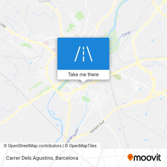 Carrer Dels Agustins map