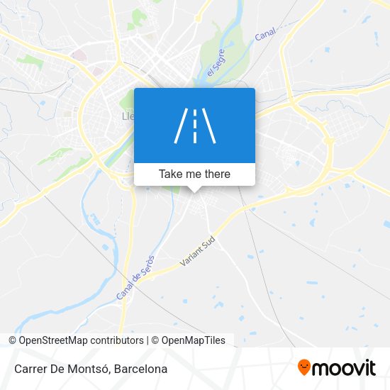 Carrer De Montsó map
