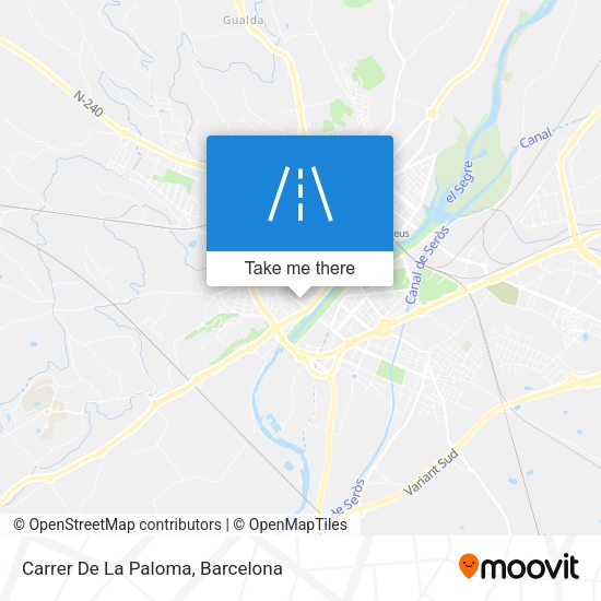 Carrer De La Paloma map