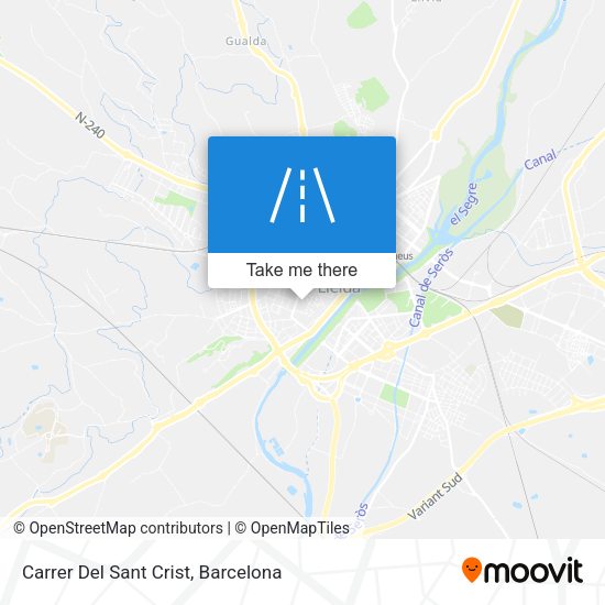 Carrer Del Sant Crist map