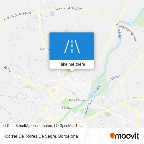 Carrer De Torres De Segre map
