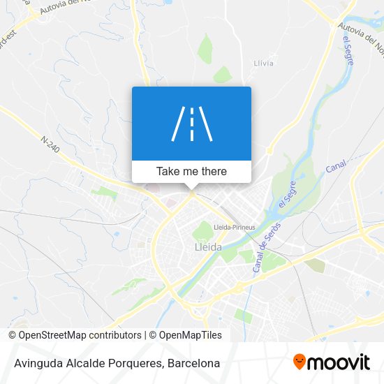 Avinguda Alcalde Porqueres map