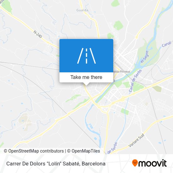 Carrer De Dolors "Lolín" Sabaté map