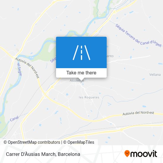 Carrer D'Àusias March map