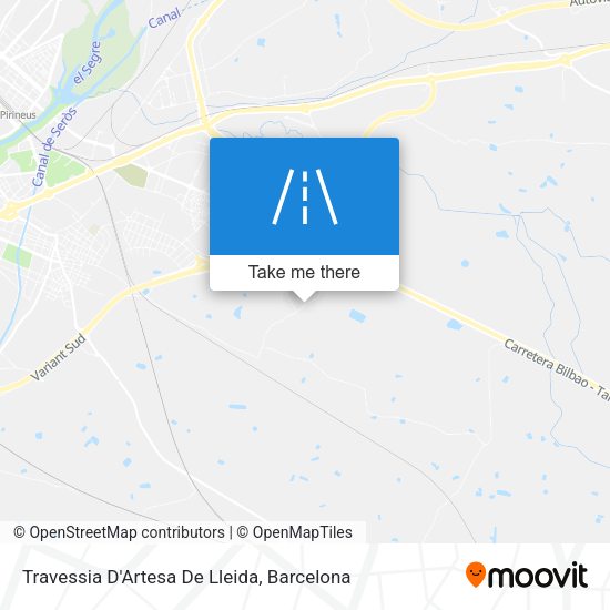 Travessia D'Artesa De Lleida map