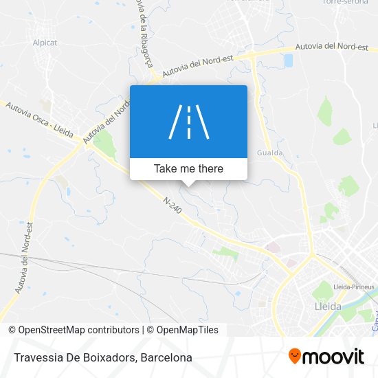 Travessia De Boixadors map